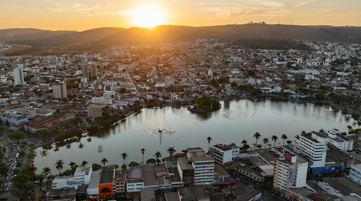 Vista de Sete Lagoas, Minas Gerais
