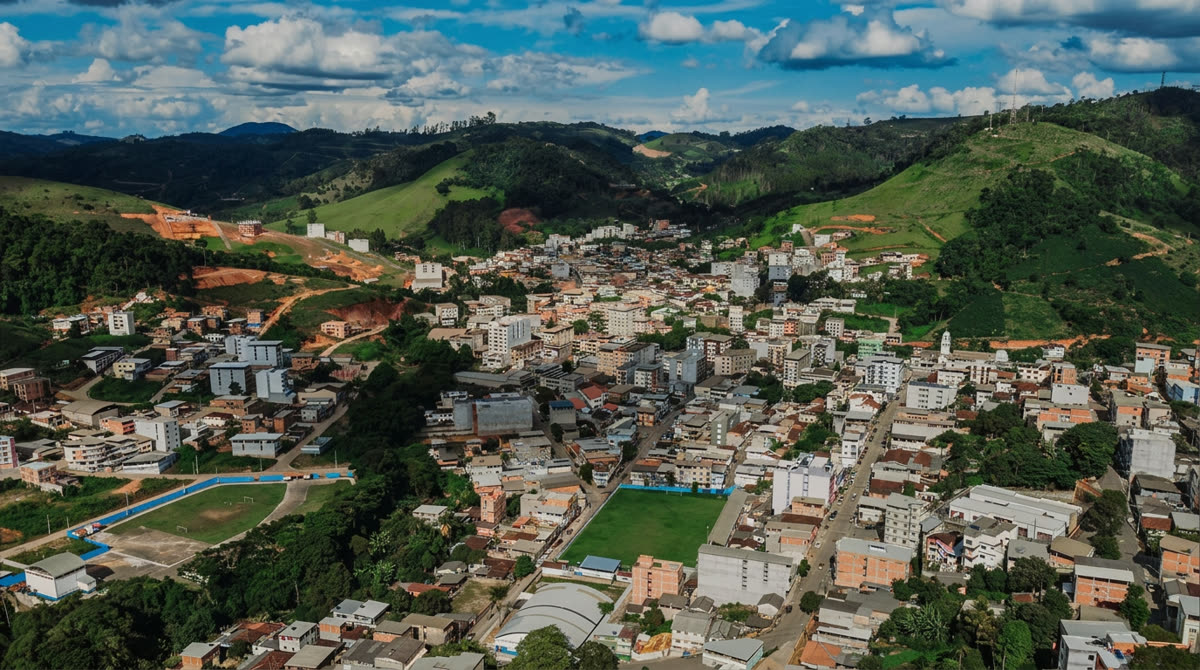 Vista de Simonésia, Minas Gerais